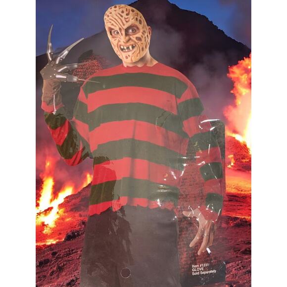 Rubie's A Nightmare On‎ Elm Street Freddy Krueger Adult Costume Size X-large. - Picture 1 of 4